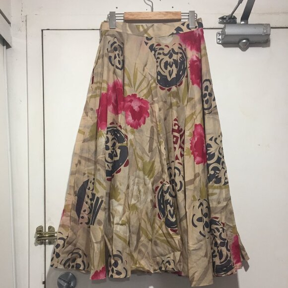 VINTAGE RODIER PRINT SKIRT SETS SIZE 40 - Picture 9 of 11